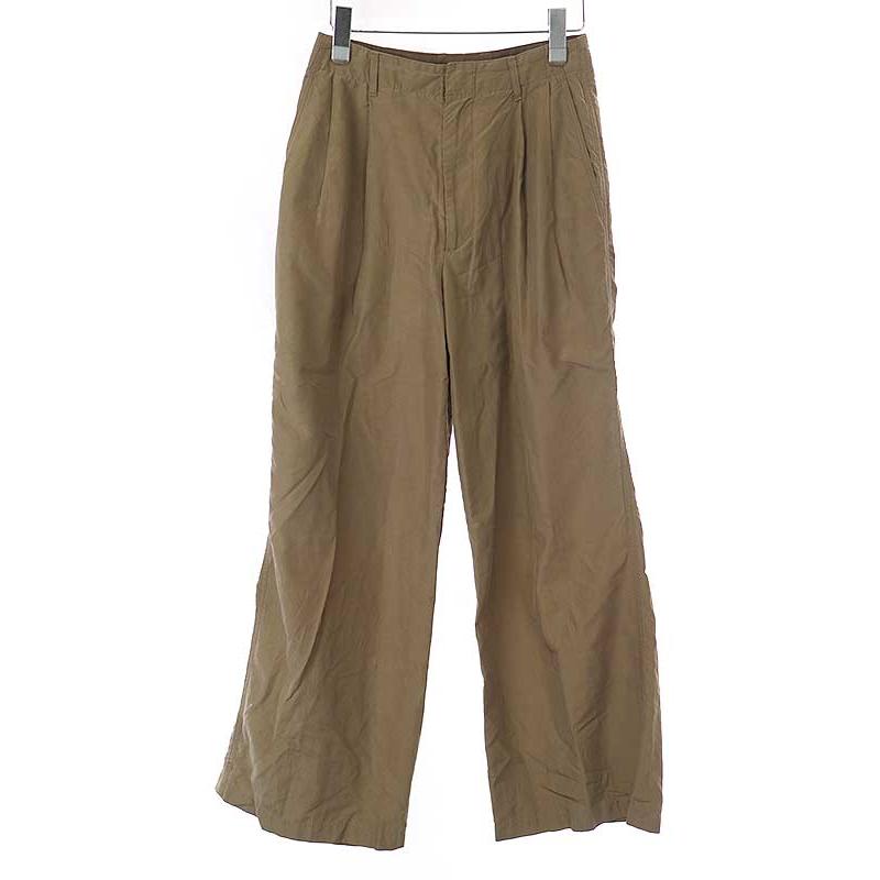 AURALEE オーラリー 20SS SILK COTTON CLOTH WIDE PANTS シルク AURALEE オーラリー 20SS SILK COTTON CLOTH WIDE PANTS シルク