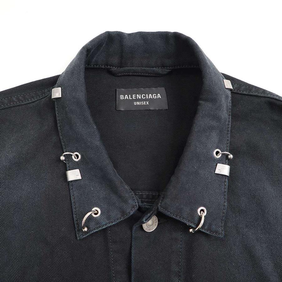BALENCIAGA バレンシアガ 24SS Pierced Denim Jacket ピアス BALENCIAGA バレンシアガ 24SS Pierced Denim Jacket ピアス