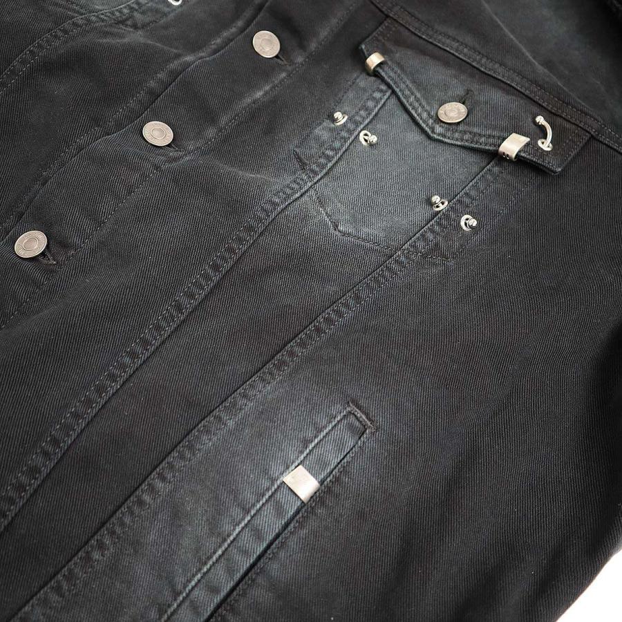 BALENCIAGA バレンシアガ 24SS Pierced Denim Jacket ピアス BALENCIAGA バレンシアガ 24SS Pierced Denim Jacket ピアス