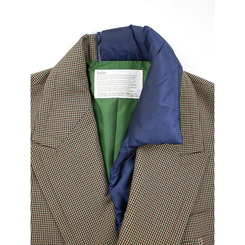 COLUR kolor カラー 23AW チェック柄 ダブルブレストギミック COLUR kolor カラー 23AW チェック柄 ダブルブレストギミック