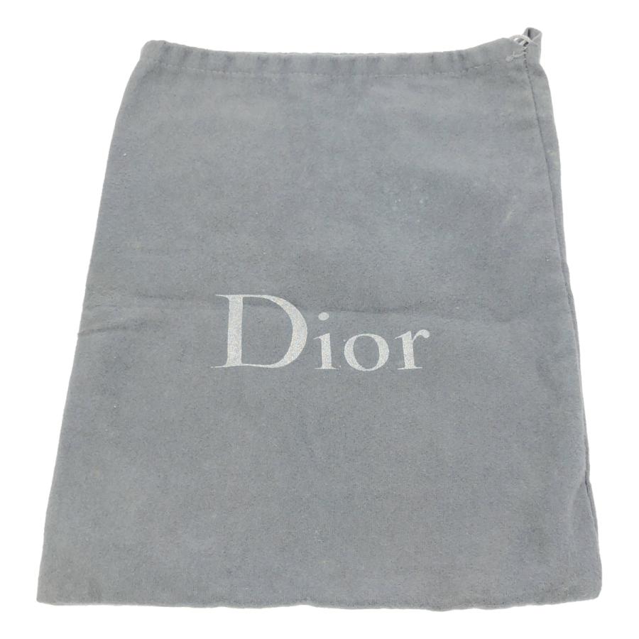 Dior HOMME ディオールオム 2006SS バイカラーレザージュース ブラック
