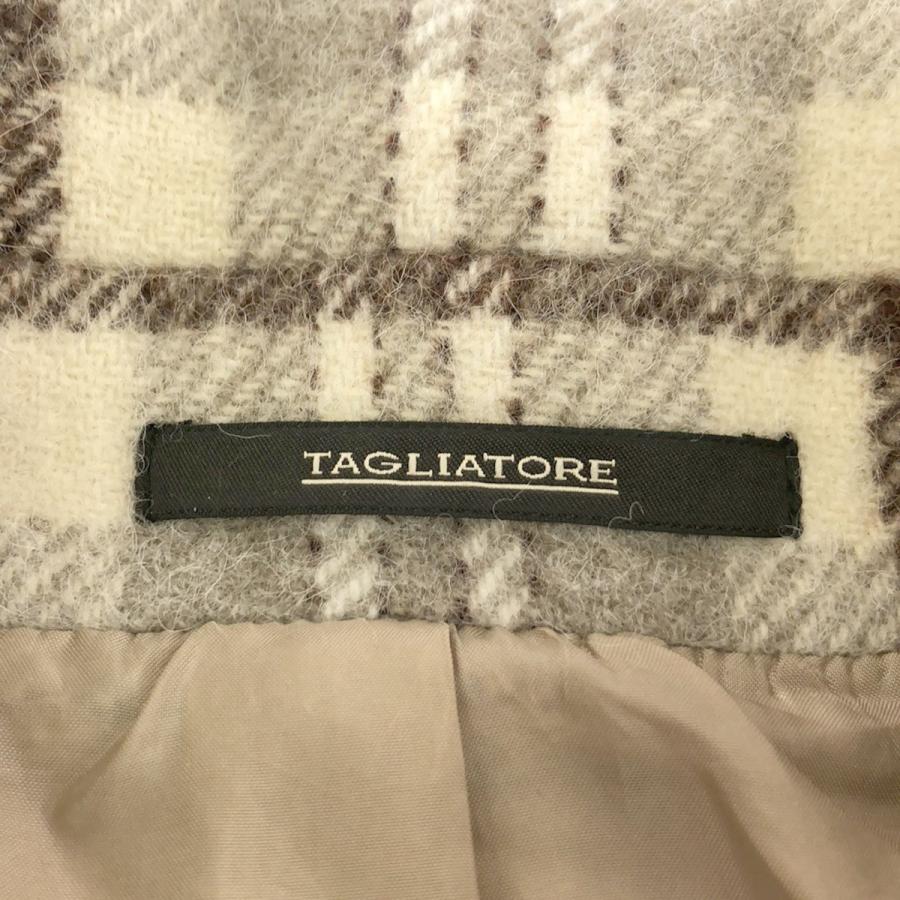 TAGLIATORE（タリアトーレ） SALOMON アルパカ混チェック柄ステン