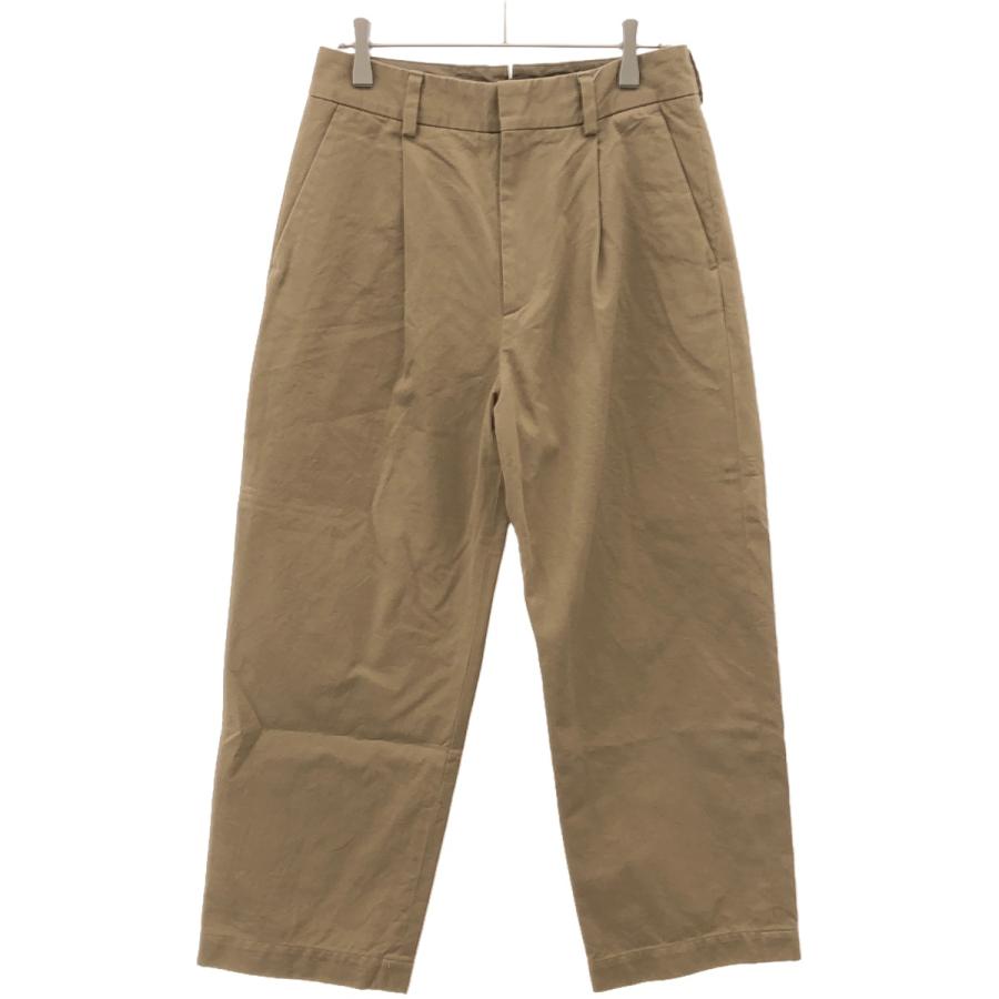 MHL.　マーガレットハウエル 2025SS 綿 パンツ　トラウザーズ　茶　Ｌ MHL. マーガレットハウエル 2025SS 綿 パンツ トラウザーズ 茶 L