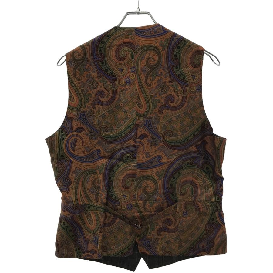 ETRO スーツ セットアップ ダブル ウール混 シルク混 チェック GLENCHECK ETRO エトロ 21AW グレンチェック ウール3ピース