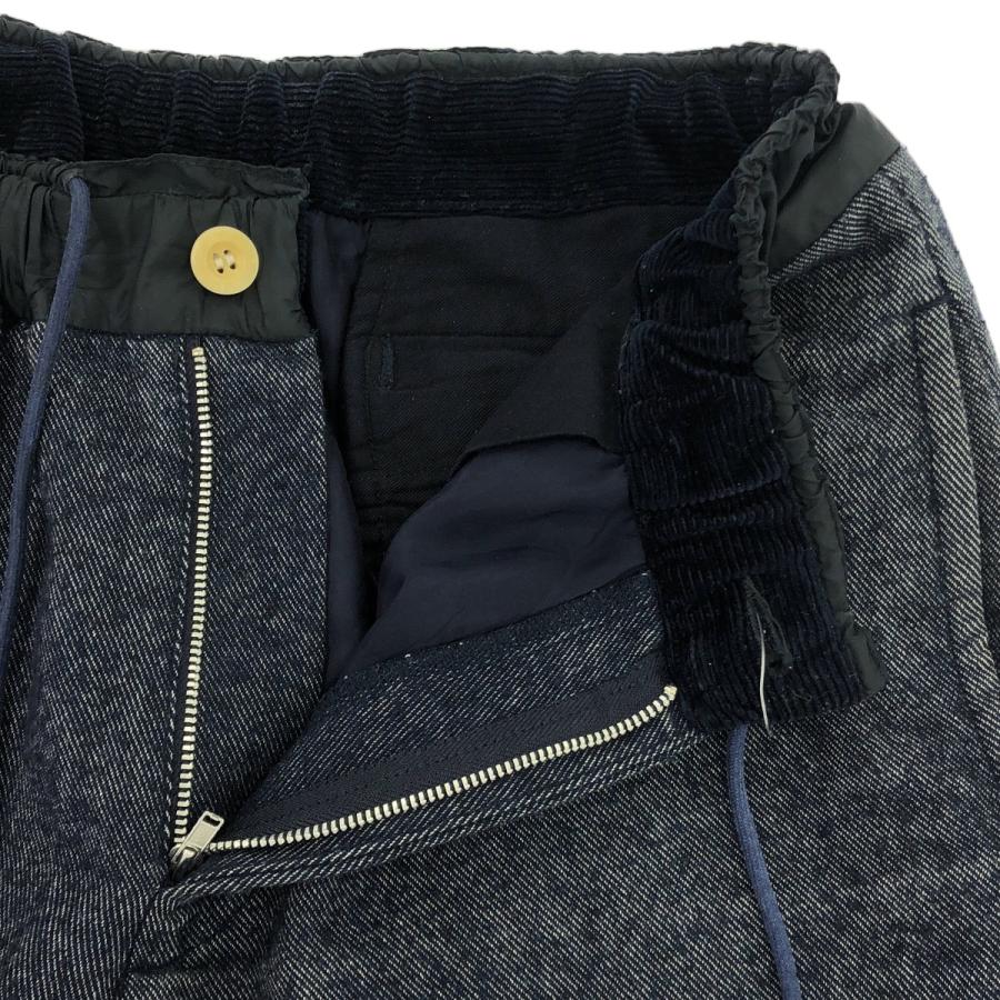 sacai サカイ 14AW コットンウールイージーパンツ 14-00653M ブルー 1 ITQ0YUZUXWYF | sacai | 03