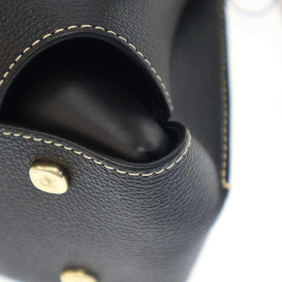 【新品未使用品】POLENE ポレーヌMokki ブラック POLENE ポレーヌ Mokki Mini レザーショルダーバッグ ブラック