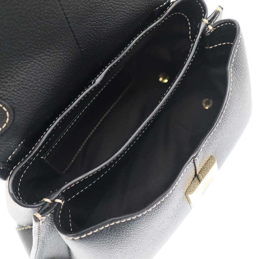 POLENE ポレーヌ Mokki Mini レザーショルダーバッグ ブラック