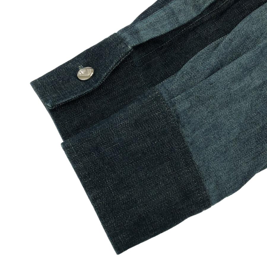 MASU（エムエーエスユー） 21AW MARBLE DENIM SHIRTS マーブルデニム