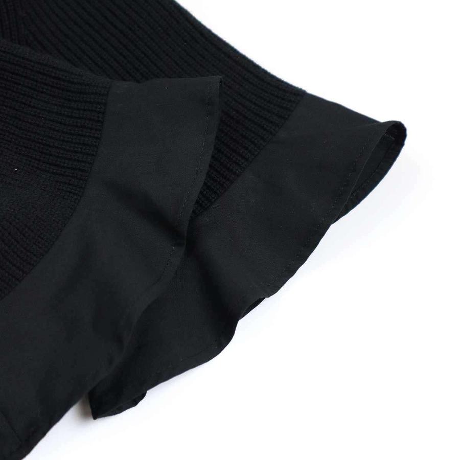 sacai サカイ 23SS Cotton Poplin × Knit Dress ドレス