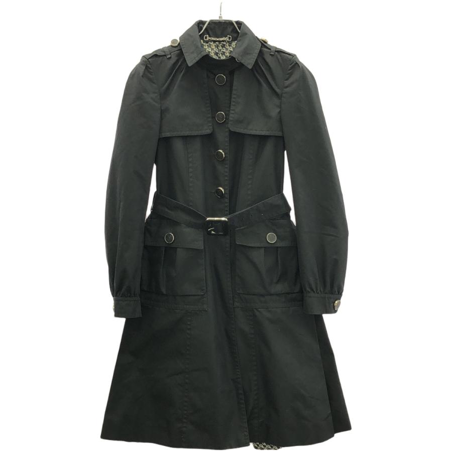 GUCCI グッチ 2008SS ロングトレンチコート 183280 ZQ032 ブラック 42