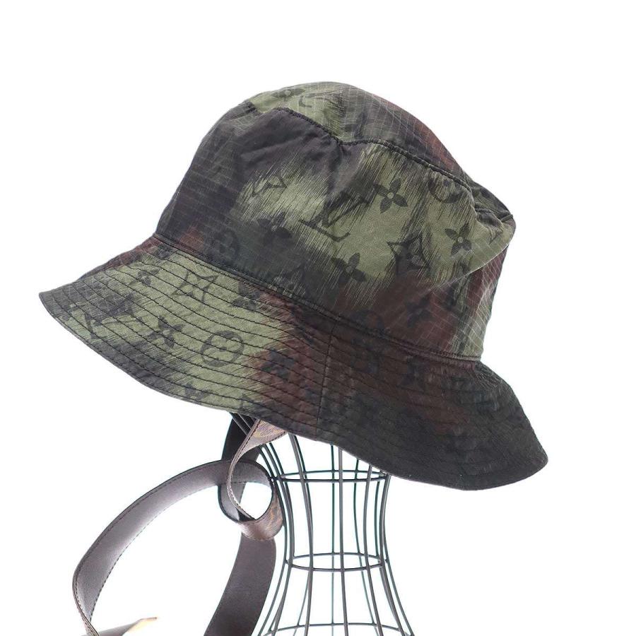 美品 ルイヴィトンボネ・イカットMP2725 バケハ　カモフラ LOUIS VUITTON（ルイ・ヴィトン） ボネ・イカット バケットハット