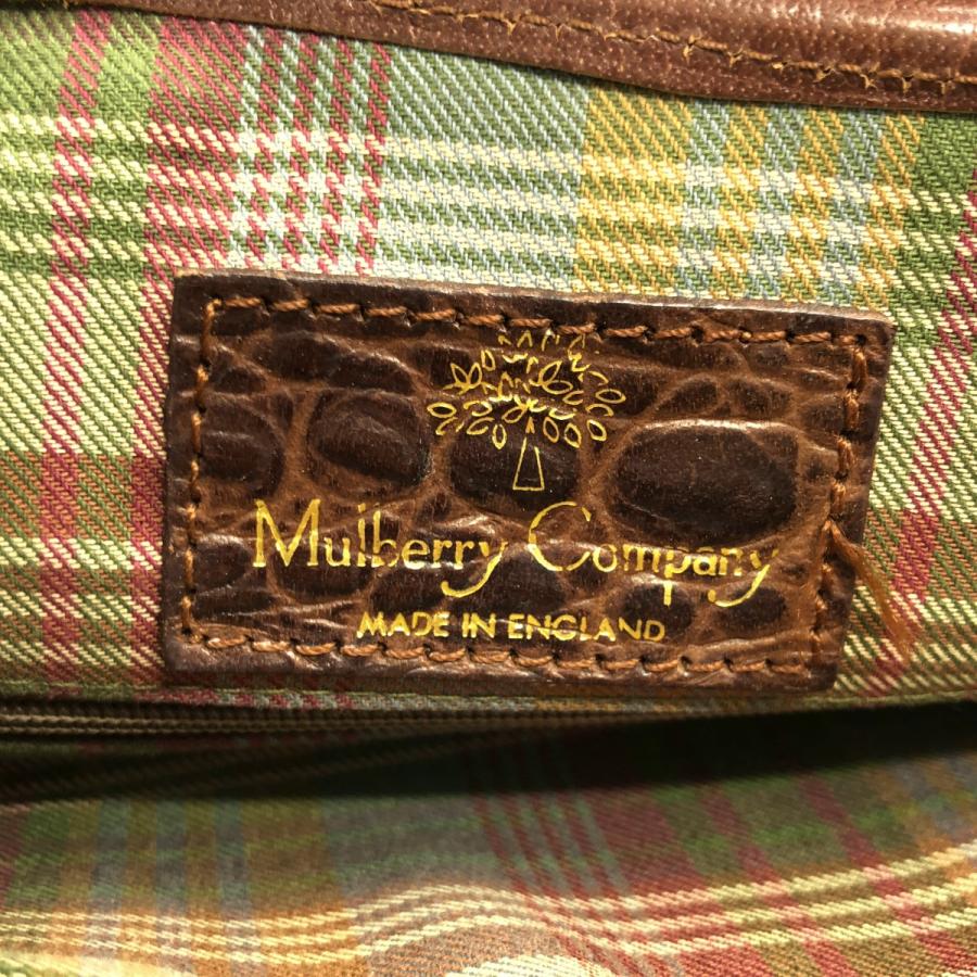 Mulberry（マルベリー） レザーショルダーバッグ ブラウン 