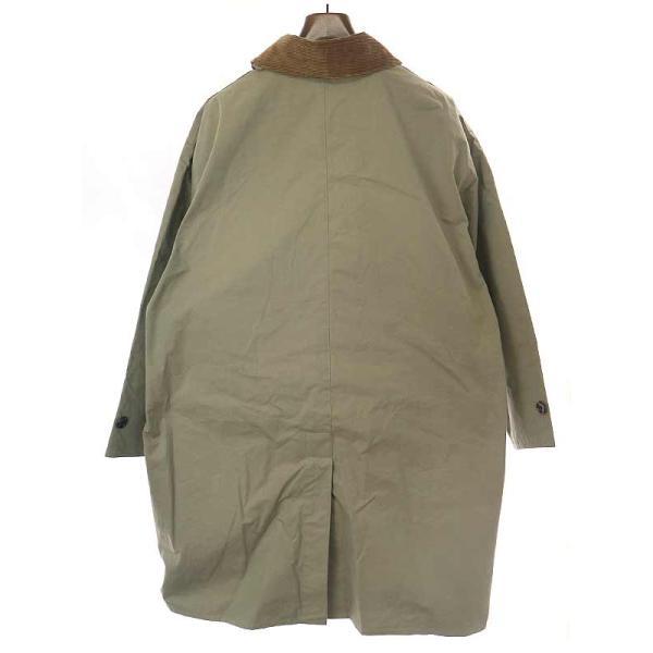 Barbour バブアー 23SS URBS別注 OS3/4 コットンコート カーキ サイズ:L メンズ ITQELDHSG6RS｜modescape｜02