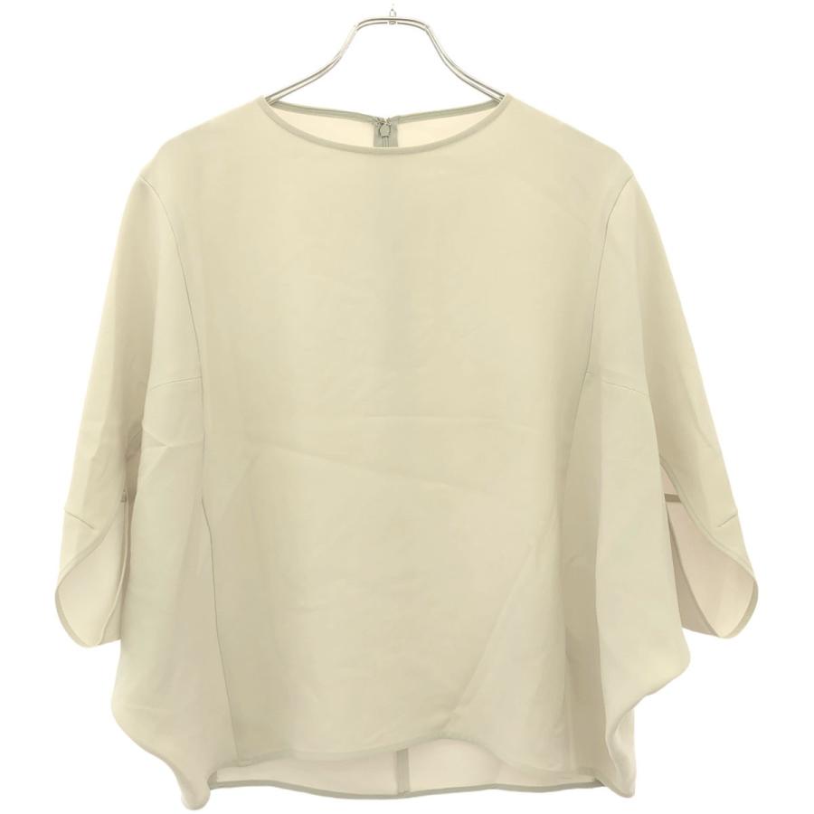 ソージュ ライトクロスコクーンシルエットブラウス ライトグレー M 現行 ライトクロスコクーンシルエットブラウス - SOÉJU online store