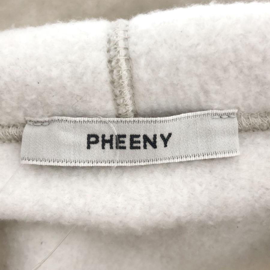 PHEENY フィーニー 23AW ATHLETIC FLEECE N/S HOODIE スウェットプルオーバー PA23-CS03 ライトグレー F PHEENY（フィーニー） 23AW ATHLETIC FLEECE N/S HOODIE スウェット