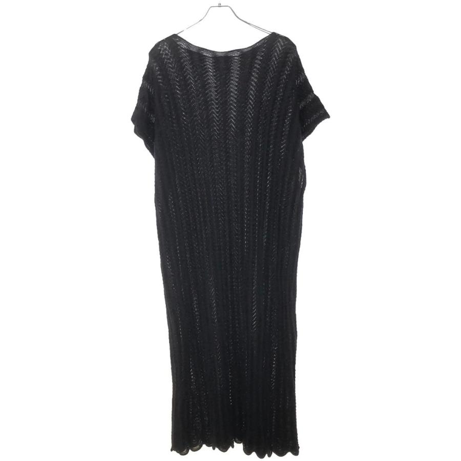 ka na ta カナタ シルクウールノースリーブワンピース ブラック  