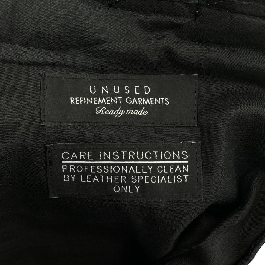 UNUSED（アンユーズド） 15AW Cow Leather Pant カウレザーバイカー