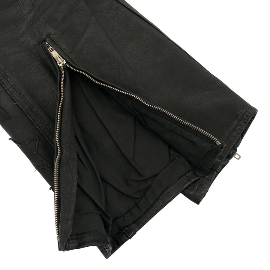 【新品】牛革 カウレザー パンツ 切りっぱなし ALCA検品 黒 M相当 新品】牛革 カウレザー パンツ 切りっぱなし ALCA検品 黒 M相当 - メルカリ