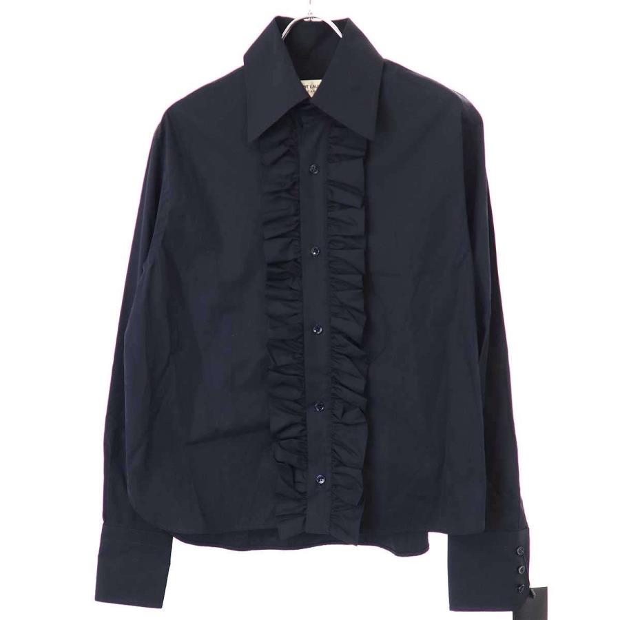 SAINT LAURENT PARIS サンローラン パリ 20SS フリルブラウスシャツ