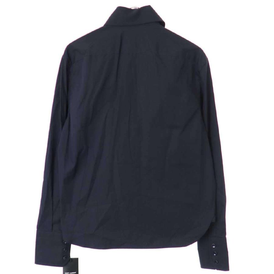 SAINT LAURENT PARIS サンローラン パリ 20SS フリルブラウスシャツ