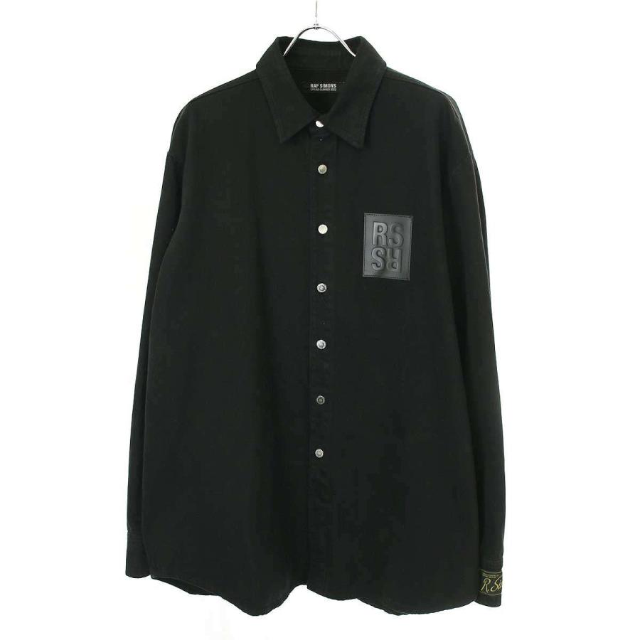 RAF SIMONS ラフシモンズ 22SS Straight fit denim shirt with RAF SIMONS ラフシモンズ 22SS Straight fit denim shirt with