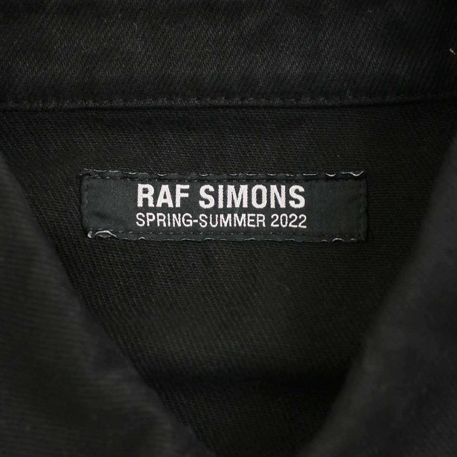 RAF SIMONS ラフシモンズ 22SS Straight fit denim shirt with RAF SIMONS ラフシモンズ 22SS Straight fit denim shirt with