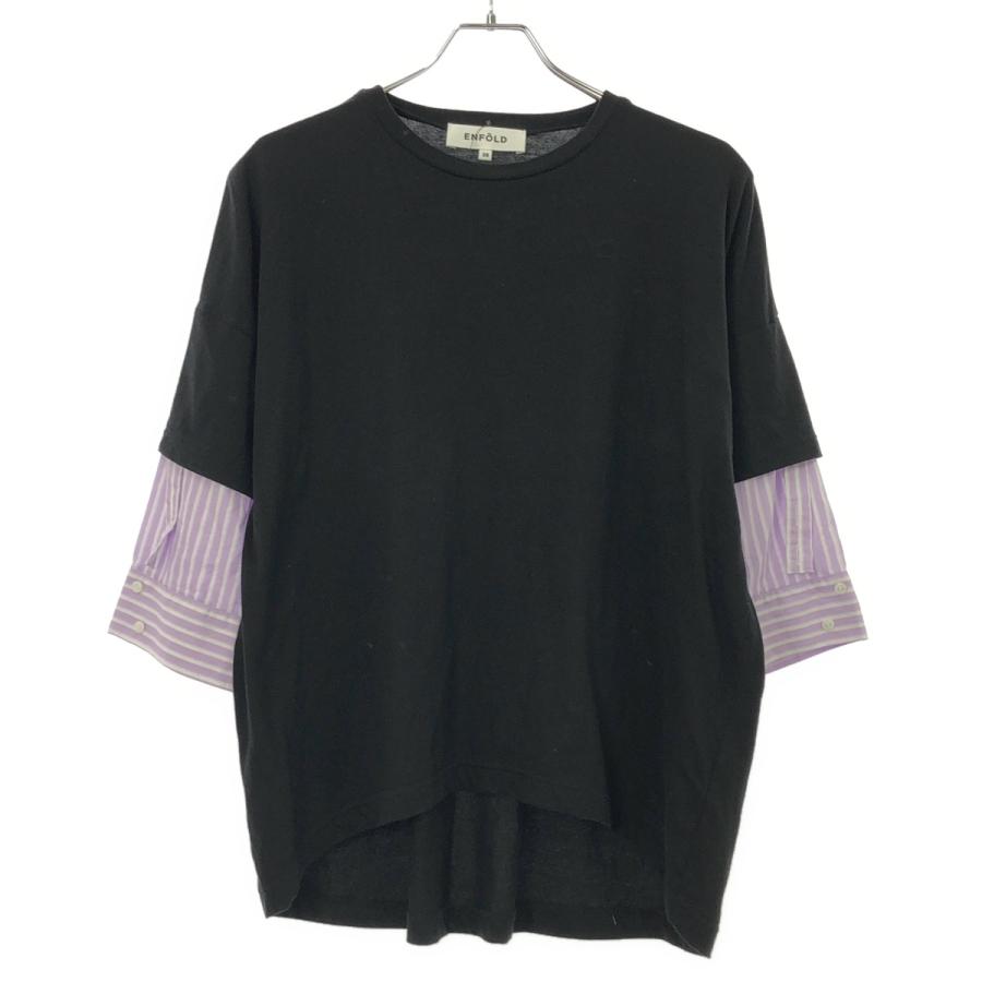 ENFOLD エンフォルド 24SS SHIRT LAYERED T-SHIRT シャツレイヤードT 
