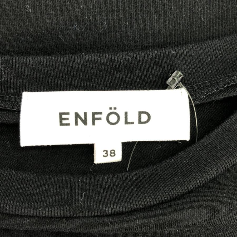 ENFOLD エンフォルド 24SS SHIRT LAYERED T-SHIRT シャツレイヤードTシャツ 300HS280-2280 ブラック 38 ENFOLD（エンフォルド） 24SS SHIRT LAYERED T-SHIRT シャツレイヤード