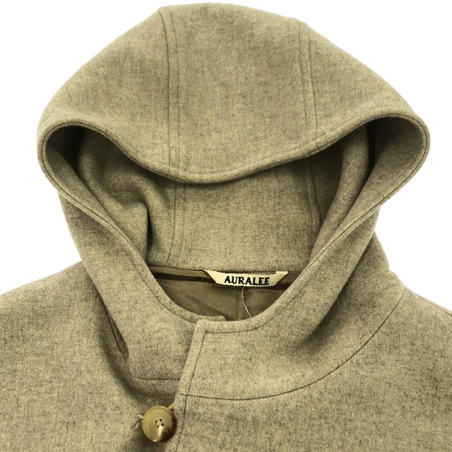 AURALEE（オーラリー） 20AW LIGHT MELTON HOODED COAT ライトメルトン