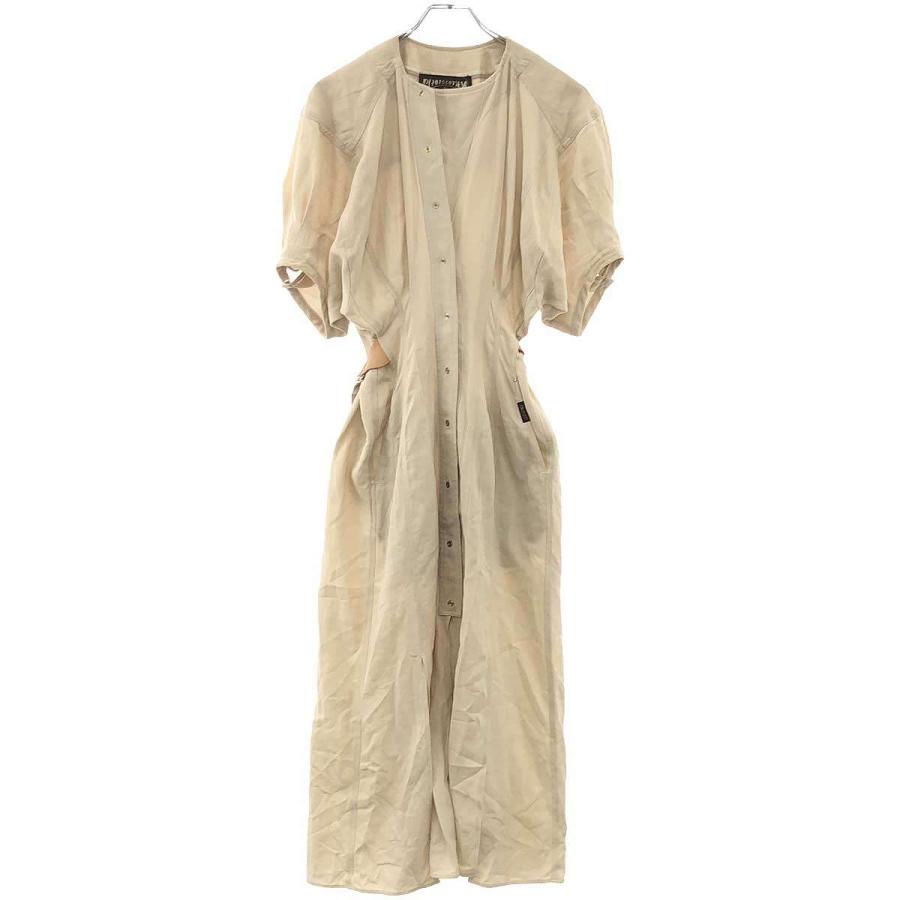 PHOTOCOPIEU フォトコピュー 21SS AGATHA レザーベルテッドワンピース  