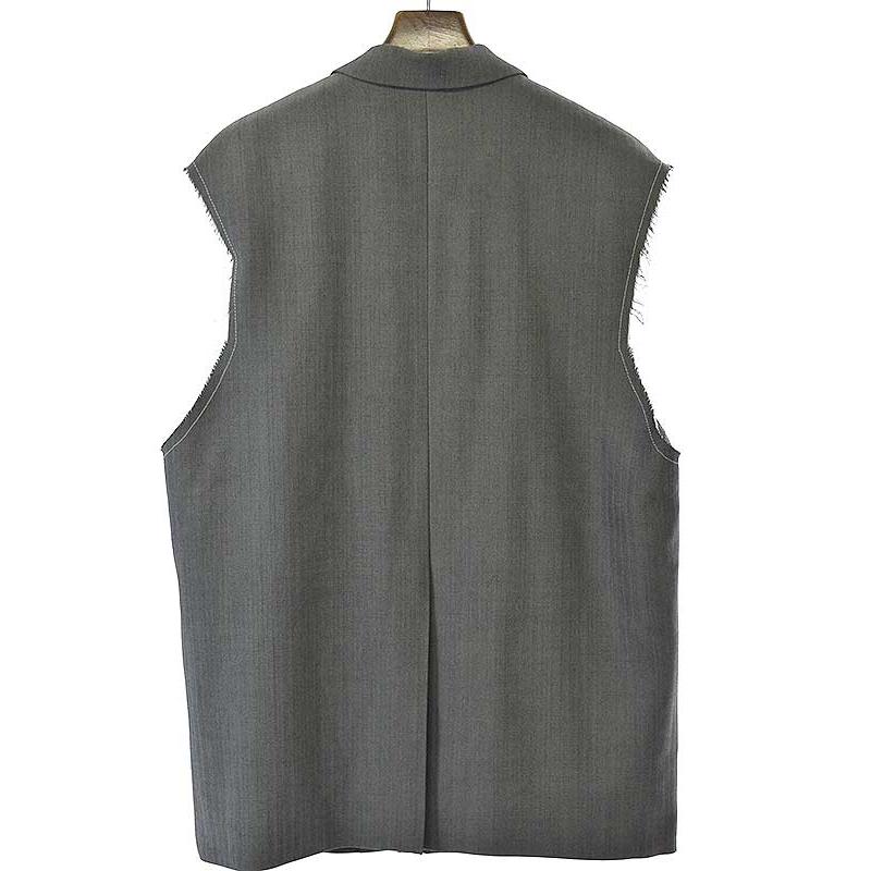Soduk スドーク 20SS open slit jacket カットオフノースリーブ 
