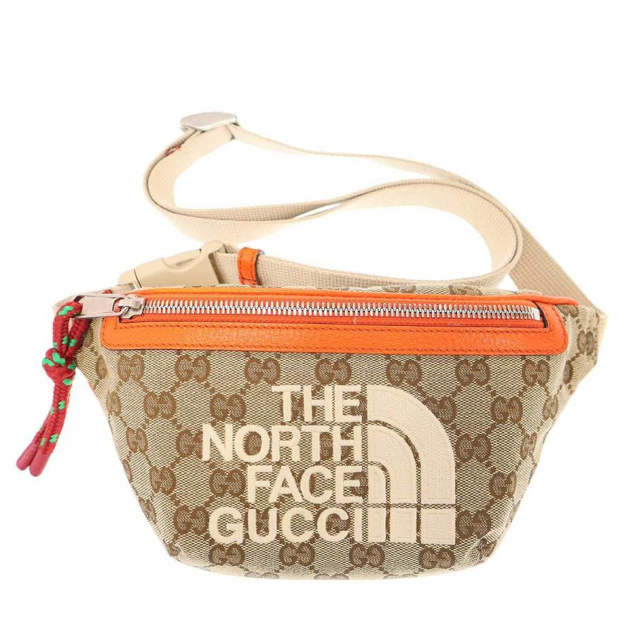 GUCCI×THE NORTH FACE グッチ ノースフェイス Belt Bag GGキャンバス
