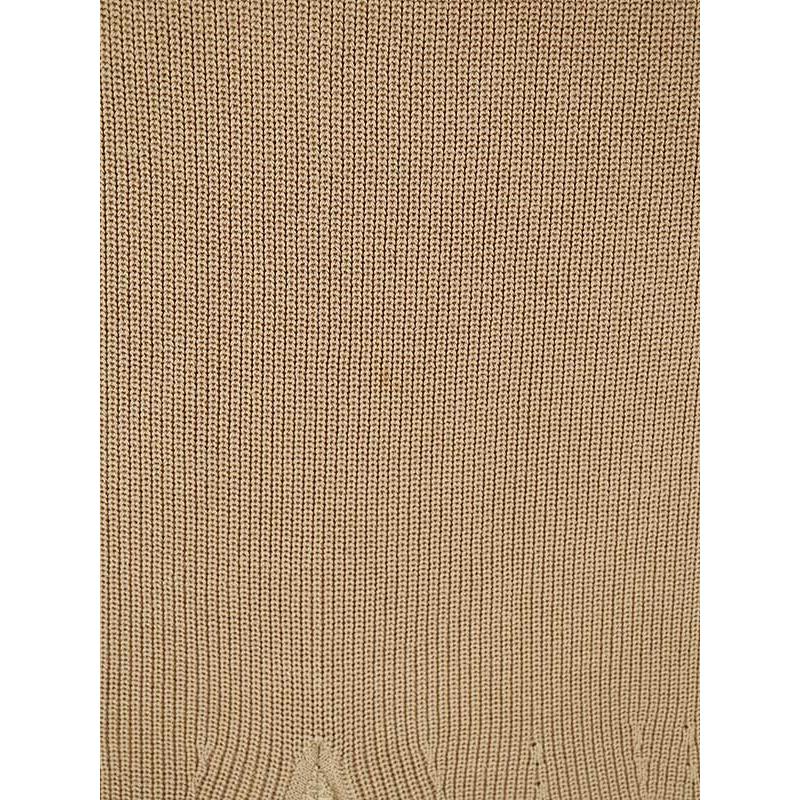 Mame Kurogouchi ワンピース ベージュ　サイズ1　75900円 mame kurogouchi マメ クロゴウチ20SS Mixed Fabric Dress V