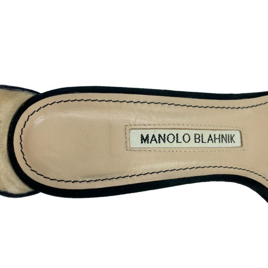 MANOLO BLAHNIK マノロブラニク Chaos スウェードヒールサンダル  