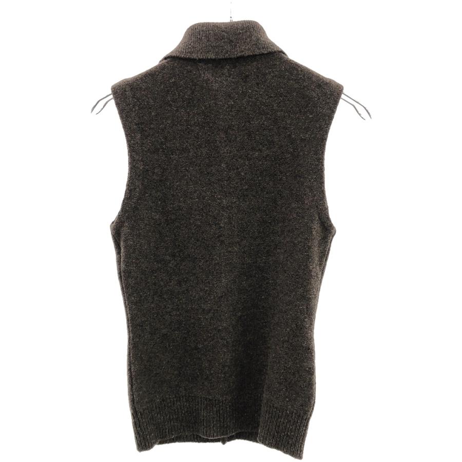 LEMAIRE（ルメール） ウールニットベスト KN667 LK107 ブラウン XS