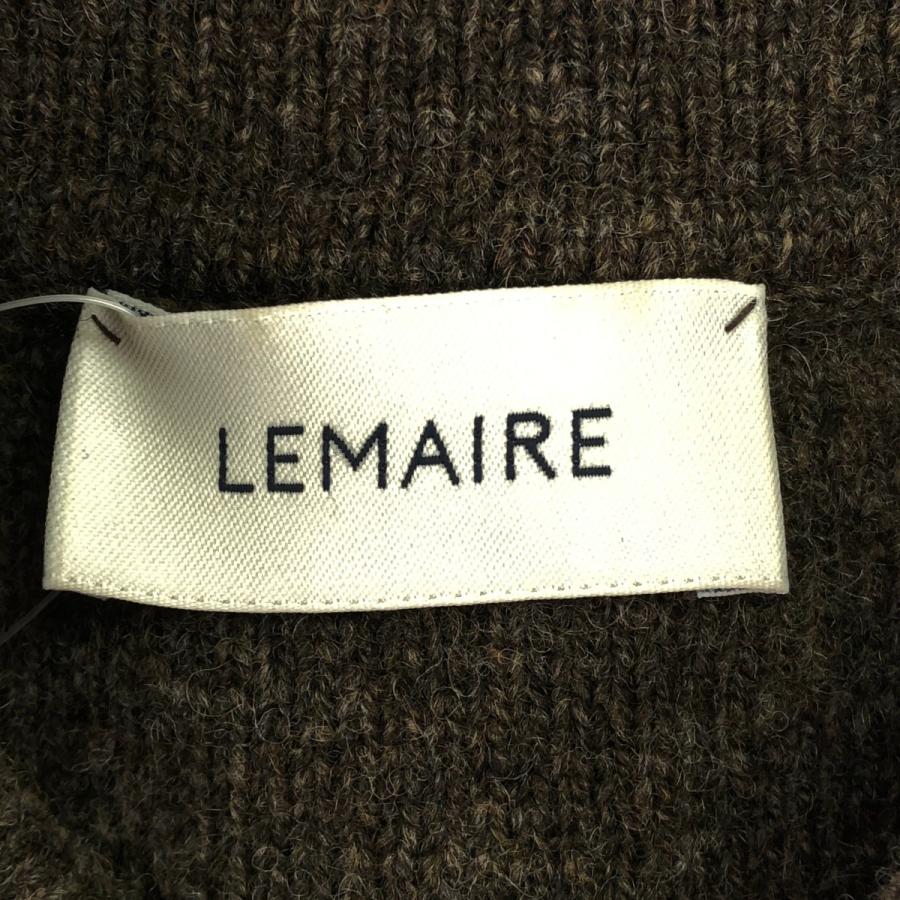 LEMAIRE（ルメール） ウールニットベスト KN667 LK107 ブラウン XS