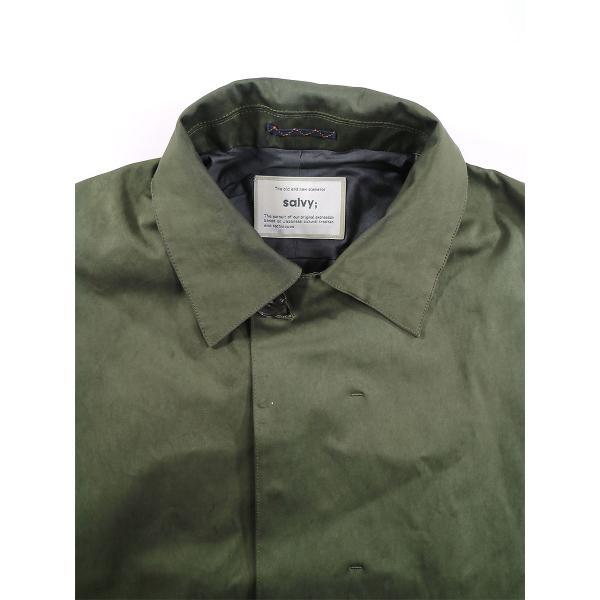 salvy;（サヴィー） salvy 15AW HIGH COUNT SMOOTH HOODED COAT フード 