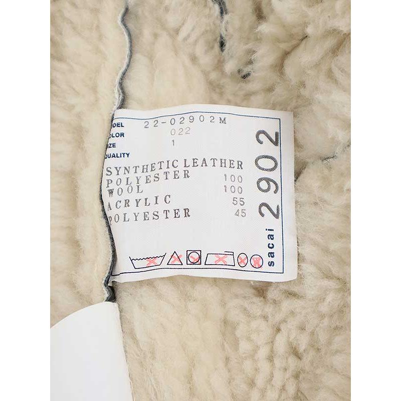 sacai サカイ 22AW Faux Shearling Blouson フェイクシアリング
