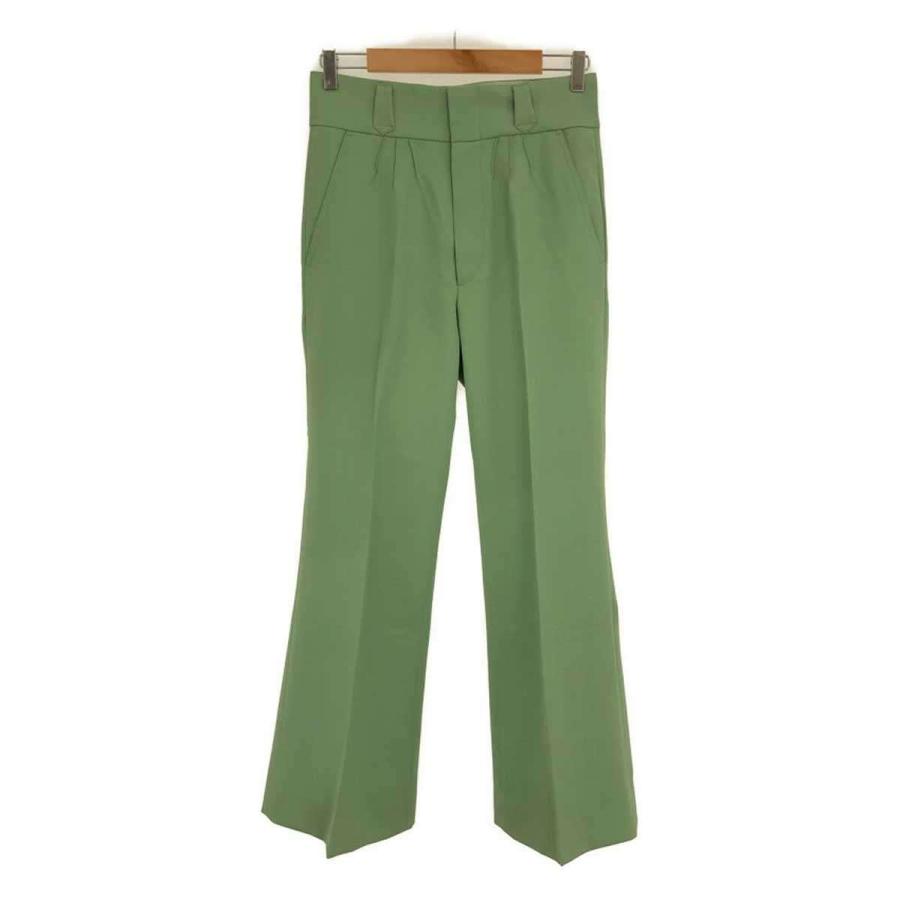 SHIKITARI シキタリ 23SS PINTUCK MEGA FLARE SLACKS フレアスラックス 