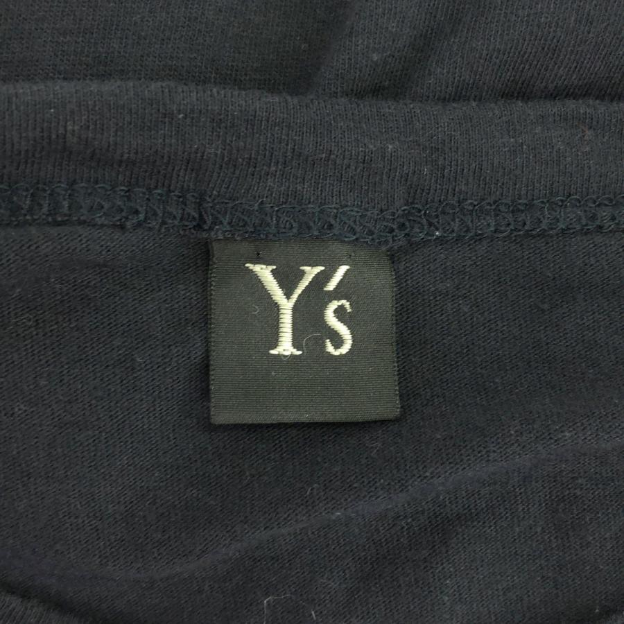 y'sワイズプリント柄が素敵なワンピース Y's ワイズ 18SS 反転箔ロゴプリントコットンワンピース YE-T19