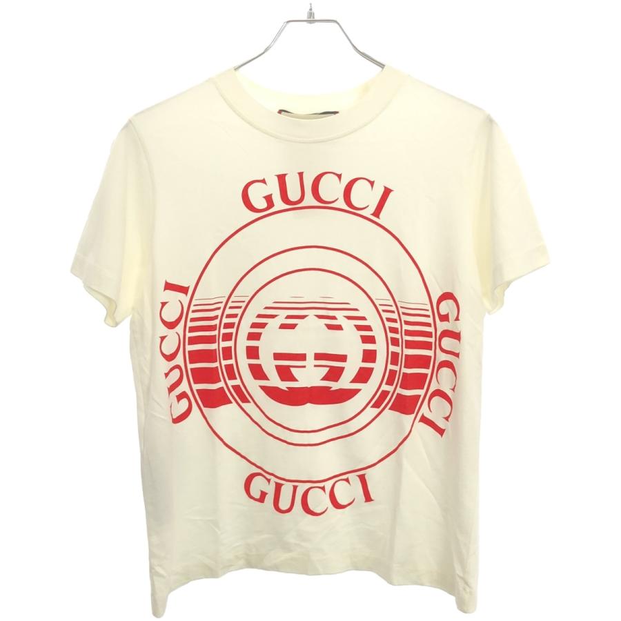 GUCCI（グッチ） インターロッキングGプリントTシャツ 580762 ホワイト 