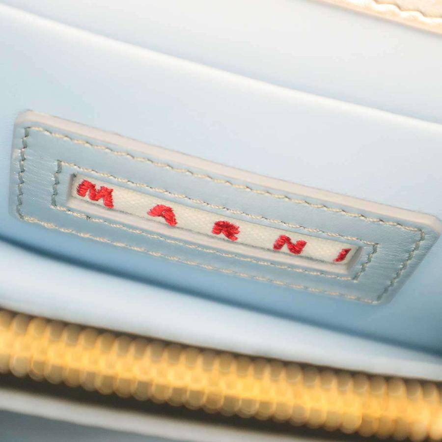 MARNI マルニ TRUNK SOFT トランクソフト メタリックショルダーバッグ  シルバー スモール MARNI（マルニ） TRUNK SOFT トランクソフト メタリックショルダー