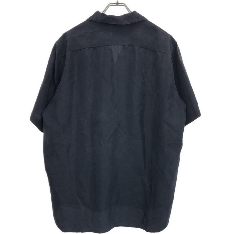 COMOLI コモリ 17SS シルクスキッパーシャツ K01-02014 ネイビー 2 