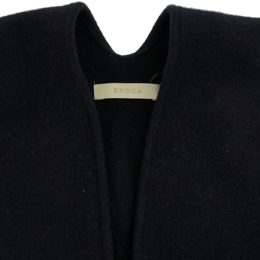 EPOCA（エポカ） ウールモッサポンチョ コート M5723-813-28 ネイビー