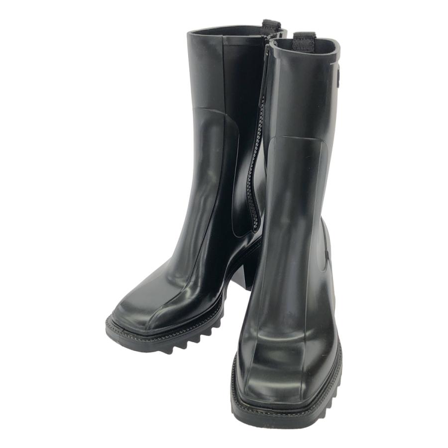 Chloe（クロエ） BETTY ラバーレインブーツ ブラック 37 ITRRTZFU7DA9