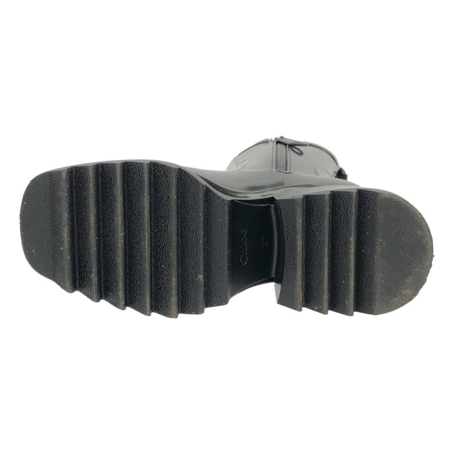 Chloe（クロエ） BETTY ラバーレインブーツ ブラック 37 ITRRTZFU7DA9