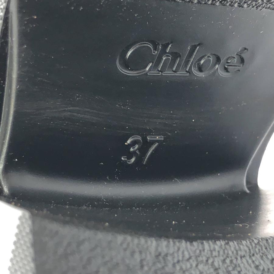 Chloe（クロエ） BETTY ラバーレインブーツ ブラック 37 ITRRTZFU7DA9
