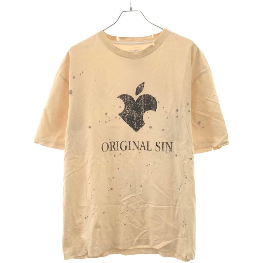 SOMEIT サミット O.S VINTAGE TEE ヴィンテージ加工Tシャツ アイボリー 