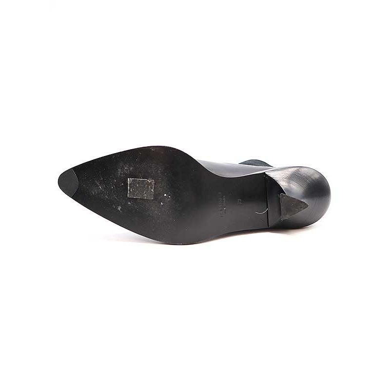 JIL SANDER ジルサンダー ポインテッドトゥ レザーヒールブーツ JIL SANDER ジルサンダー ポインテッドトゥ レザーヒールブーツ