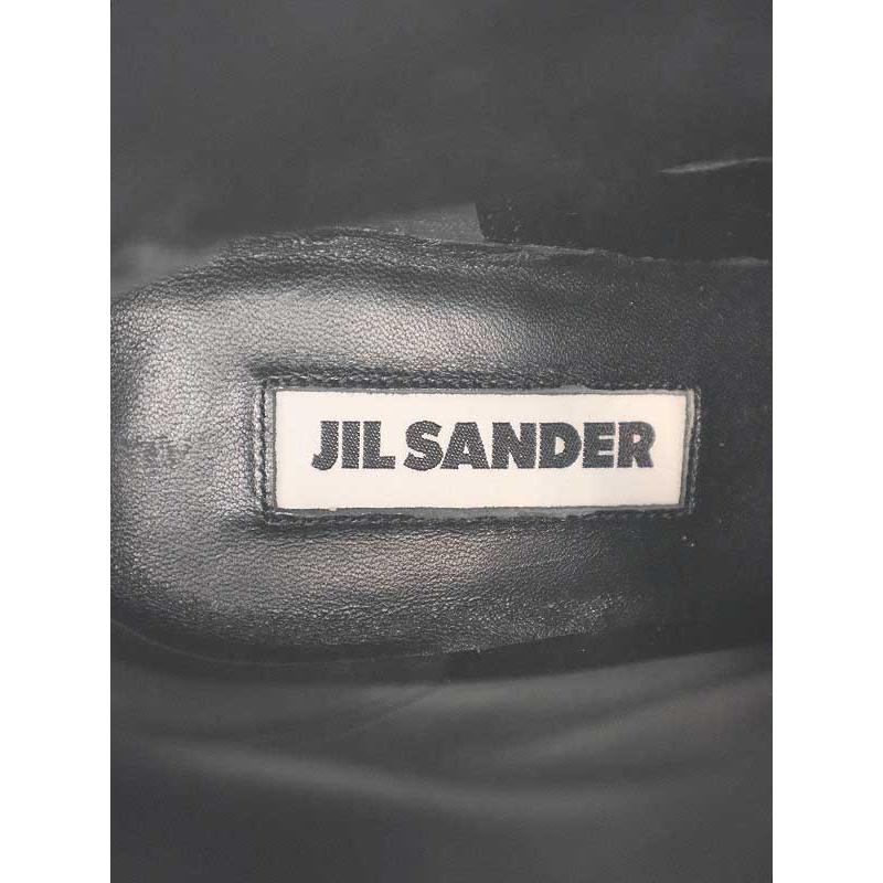 JIL SANDER ジルサンダー ポインテッドトゥ レザーヒールブーツ JIL SANDER ジルサンダー ポインテッドトゥ レザーヒールブーツ